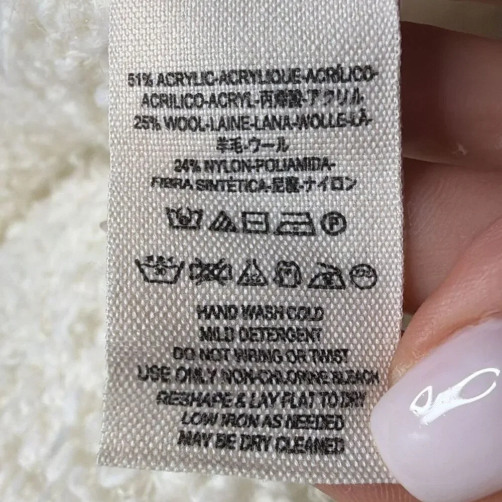 Free People September Song Sweater Ivory S Coquette Cozy Indie Balletcore